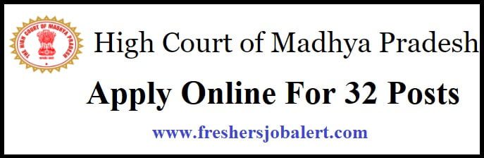 MP High Court Personal Assistant PA Online Form 2021 – Apply Online For 32 Posts
