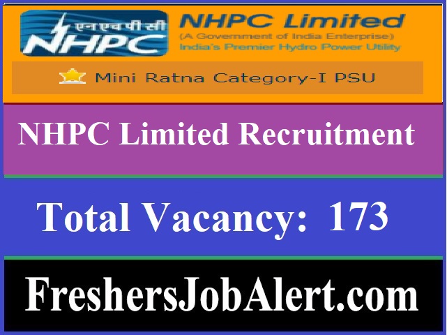 NHPC Limited recruitment