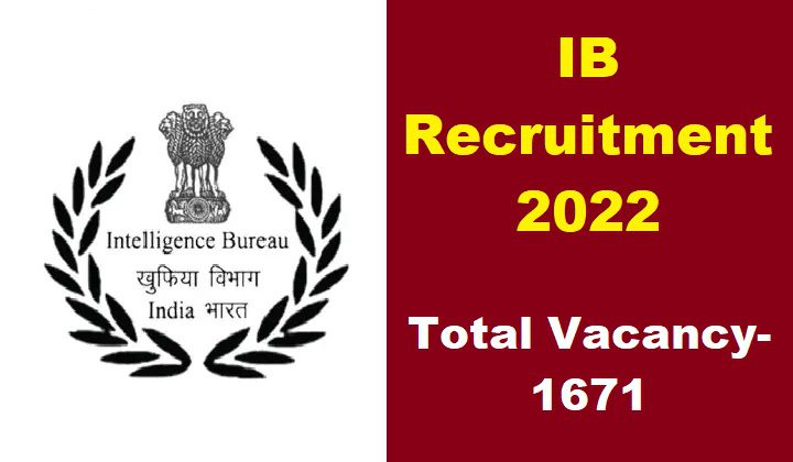 IB Recruitment 2022