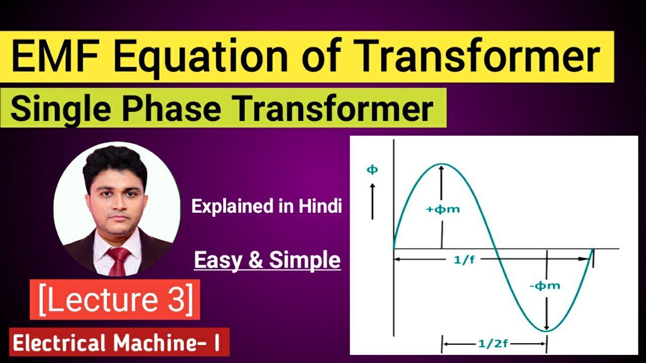 Derive EMF Equation Of Transformer
