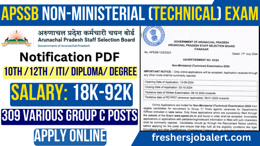 APSSB Non-Ministerial (Technical) Exam